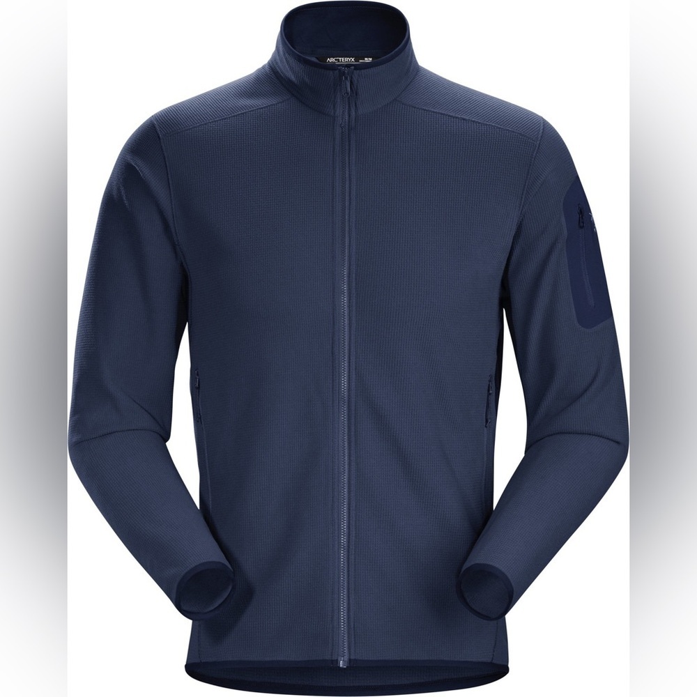 Arc'teryx Men’s Delta LT Jacket Lightweight Fleece Size XXL in Blue Activewear